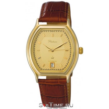 Мужские золотые наручные часы Platinor 53310.404
