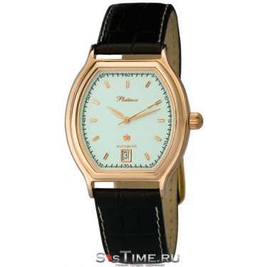 Мужские золотые наручные часы Platinor 53350.303