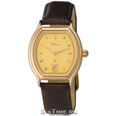 Мужские золотые наручные часы Platinor 53350.404