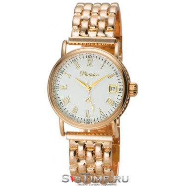 Мужские золотые наручные часы Platinor 53550.115 браслет