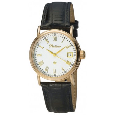 Мужские золотые наручные часы Platinor 53550.115
