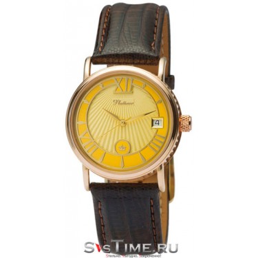 Мужские золотые наручные часы Platinor 53550.420