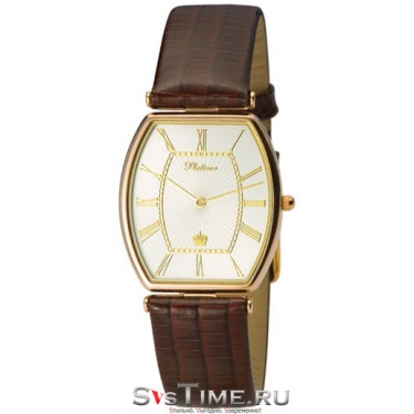 Мужские золотые наручные часы Platinor 53750.220