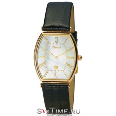 Мужские золотые наручные часы Platinor 53750.320