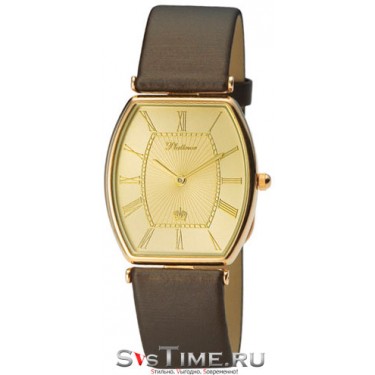 Мужские золотые наручные часы Platinor 53750.420