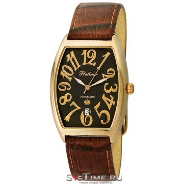 Мужские золотые наручные часы Platinor 54110.505