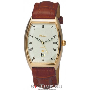 Мужские золотые наручные часы Platinor 54150.115