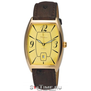 Мужские золотые наручные часы Platinor 54150.406