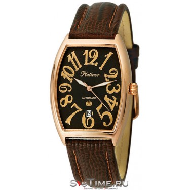 Мужские золотые наручные часы Platinor 54150.505