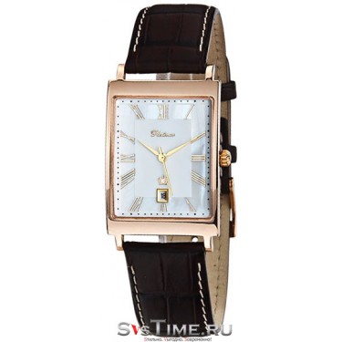 Мужские золотые наручные часы Platinor 54350-1.107
