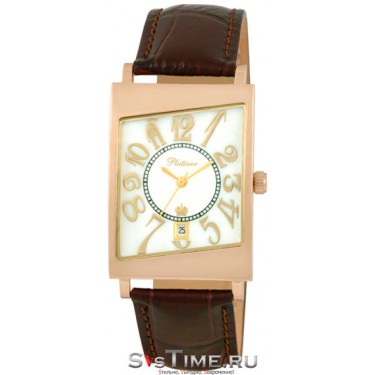 Мужские золотые наручные часы Platinor 54450-1.307