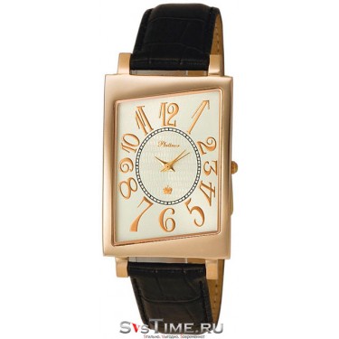 Мужские золотые наручные часы Platinor 54450.210