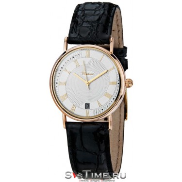 Мужские золотые наручные часы Platinor 54550.218