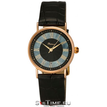 Мужские золотые наручные часы Platinor 54550.517