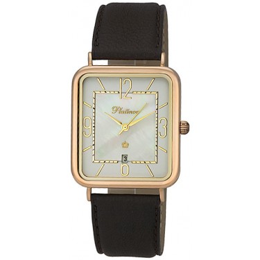 Мужские золотые наручные часы Platinor 54630.307