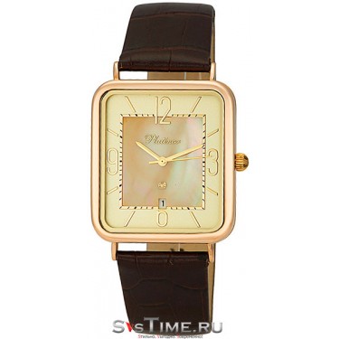Мужские золотые наручные часы Platinor 54650.407