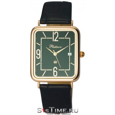 Мужские золотые наручные часы Platinor 54650.510