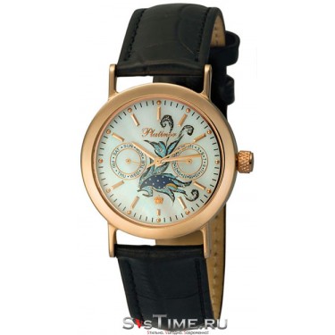 Мужские золотые наручные часы Platinor 54850P.337