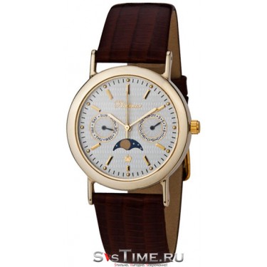 Мужские золотые наручные часы Platinor 54860.204