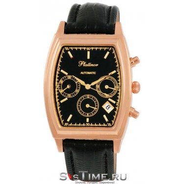 Мужские золотые наручные часы Platinor 55550.503
