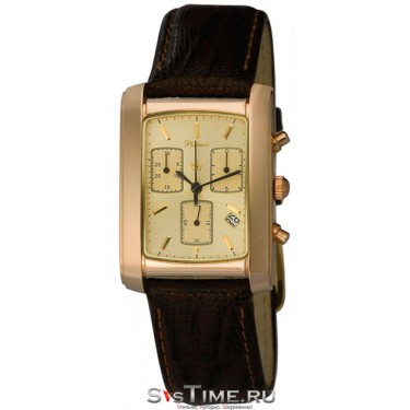 Мужские золотые наручные часы Platinor 56350.403