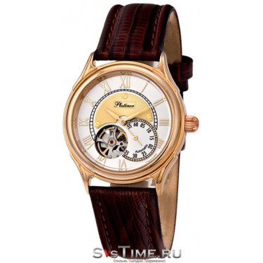 Мужские золотые наручные часы Platinor 56450.220