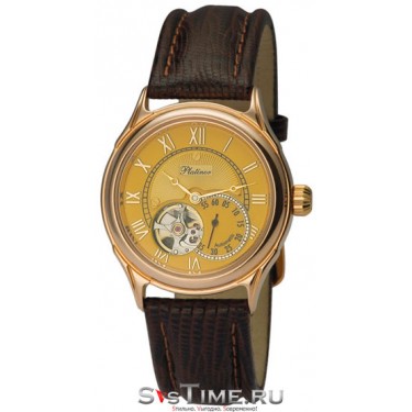 Мужские золотые наручные часы Platinor 56450.420