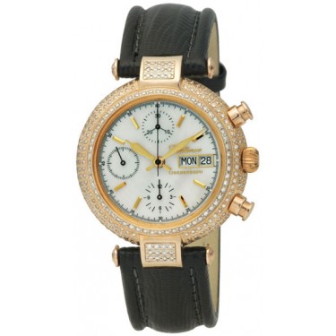 Мужские золотые наручные часы Platinor 57051-1.303