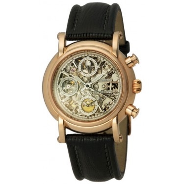 Мужские золотые наручные часы Platinor 57150Д.255