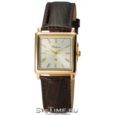 Мужские золотые наручные часы Platinor 57550.215