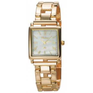 Мужские золотые наручные часы Platinor 57550.315 браслет