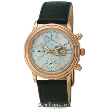 Мужские золотые наручные часы Platinor 57750.303