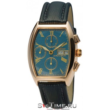 Мужские золотые наручные часы Platinor 58150.615