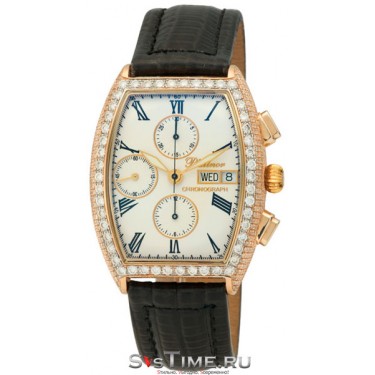 Мужские золотые наручные часы Platinor 58151Л.115