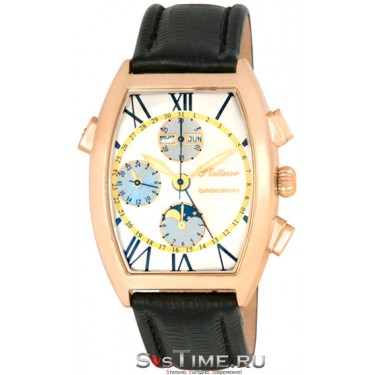 Мужские золотые наручные часы Platinor 58250.120