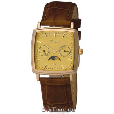 Мужские золотые наручные часы Platinor 58550.403