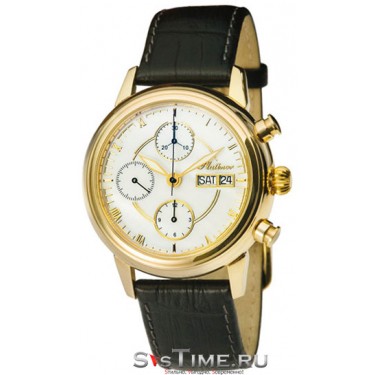Мужские золотые наручные часы Platinor 58710.320