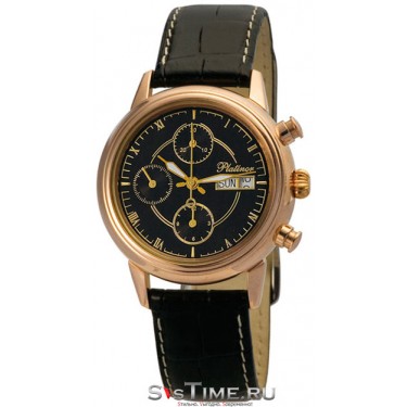 Мужские золотые наручные часы Platinor 58750.520