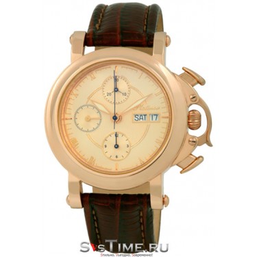 Мужские золотые наручные часы Platinor 59050.420