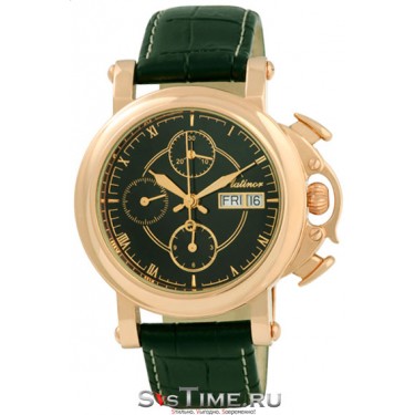 Мужские золотые наручные часы Platinor 59050.520
