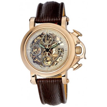Мужские золотые наручные часы Platinor 59050Д.455