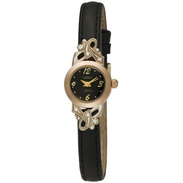 Женские золотые наручные часы Чайка 44130-146.506