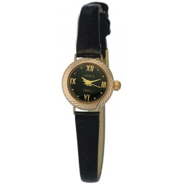 Женские золотые наручные часы Чайка 44130-5.516