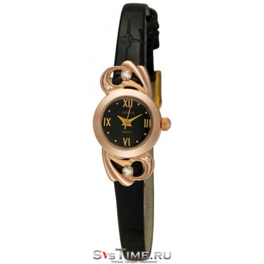 Женские золотые наручные часы Чайка 44150-256.516