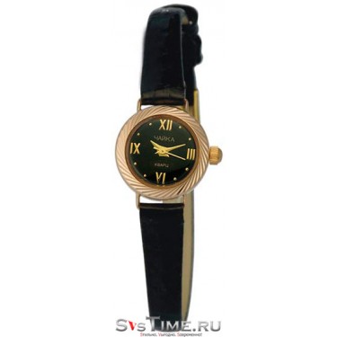 Женские золотые наручные часы Чайка 44150-5.516
