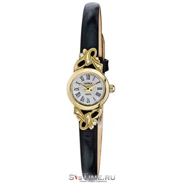 Женские золотые наручные часы Чайка 44160-166.222