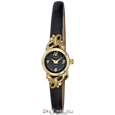 Женские золотые наручные часы Чайка 44160-166.506