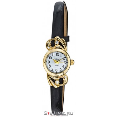 Женские золотые наручные часы Чайка 44160-266.105