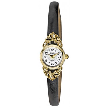 Женские золотые наручные часы Чайка 44160-466.211