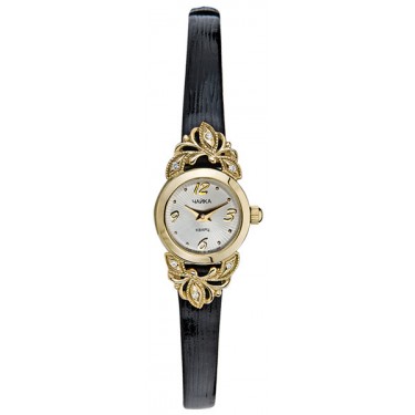Женские золотые наручные часы Чайка 44160-466.212